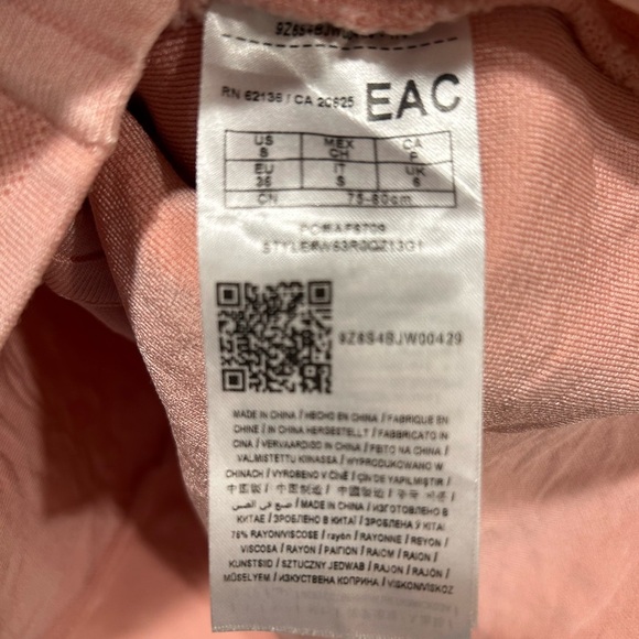 GUESS Pink Bodycon Dress Size Small Cocktail Wedding - Picture 9 of 10